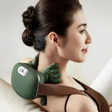 Smart Rechargeable Shoulder & Neck Massager with Heat – Portable Deep Tissue Massage Device (FH-680)