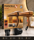 MASCELEX Professional Hair Dryer 2200W – High Power Salon Blow Dryer with Diffuser & Concentrator