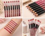 Emelle Paris Matte Lip & Eye Pencil Set – 7 Shades Collection